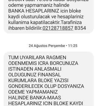 Vodafone'dan Gelen SMS'ler