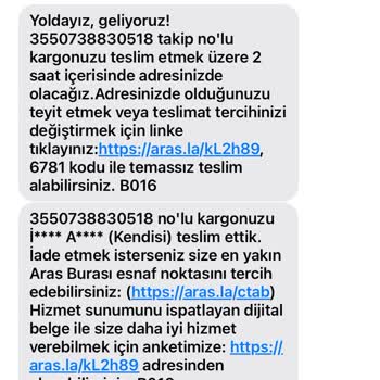 Gelmeyen Kargoya Teslim Edildi Diyen Aras Kargo!