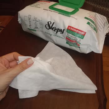 Sleepy Temizlik Havlusu Kuru Ve Küçük Olması