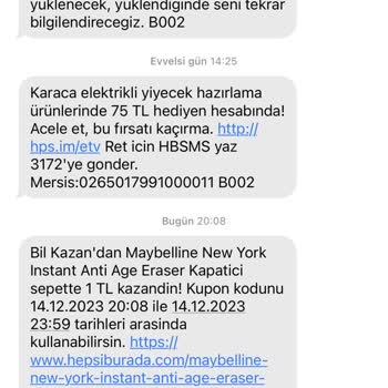 Hepsiburada Bil Kazandan Kazandığım Kampanyamı Kullandırmıyor