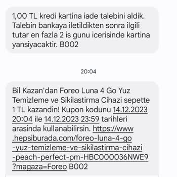 Hepsiburada Kazanılan Ürünü Vermiyor