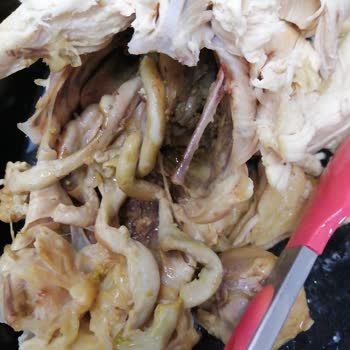 BİM Temizlenmemiş Tavuk, İçi Öylece Duruyor