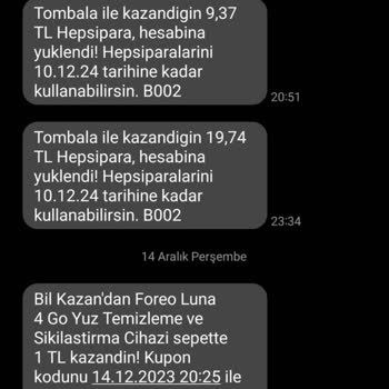 Hepsiburada Bil Kazan Sepette 1 TL Tanımlanmıyor