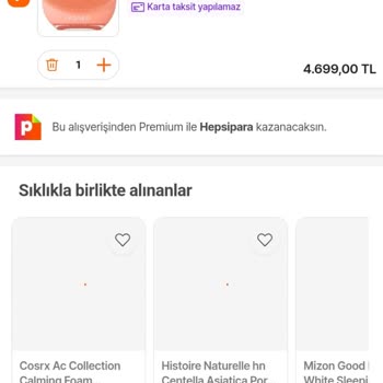 Hepsiburada Bil Kazan Sepette 1 TL Tanımlanmıyor