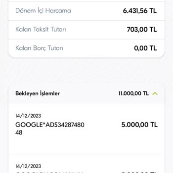 Google Paramın İadesini İstiyorum