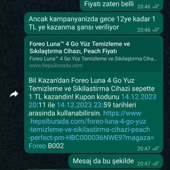 Hepsiburada Bil Kazan 1 TL Ürünü Vermiyor.