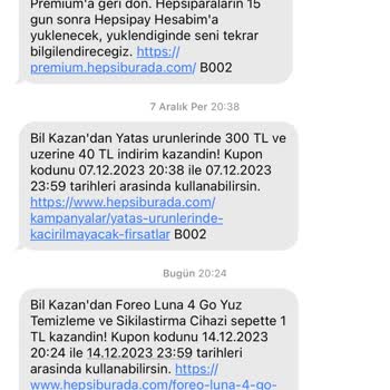 Hepsiburada 1₺ Ödül Kazandım Sepette Düşmedi