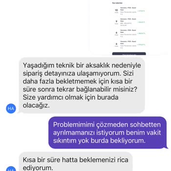 Getir'de İptal Edilen Sipariş İadesi Sorunu