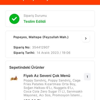 Migros Yemek Geç Ve Eksik Sipariş Hüsranı