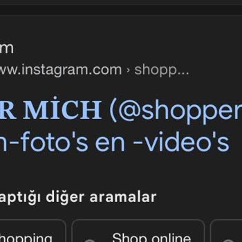 Shopper Michh Sayfası Ürün Aldım Ürünü Yollamadı Beni Engelledi