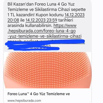Foreo Hepsiburada Bil. Kazan Sepette 1 TL