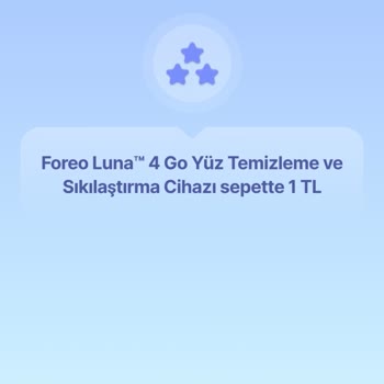 Foreo Hepsiburada Bil. Kazan Sepette 1 TL