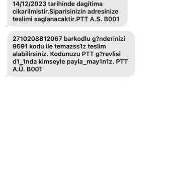 Epttavm Sancaktepe Kargo Çalışanı Üslupsuzluğu