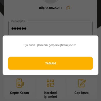 VakıfBank Şu Anda İşleminizi Gerçekleştiremiyoruz