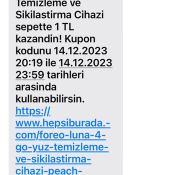 Hepsiburada Kazanılan Kuponu Vermemekte