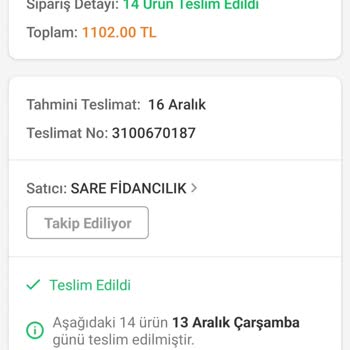 Trendyol Eksik Hatalı Ürün!