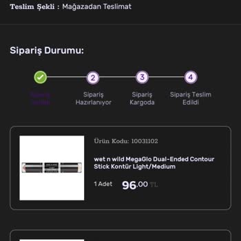 Gratis Siparişimi 2 Haftadır Kargolamadı