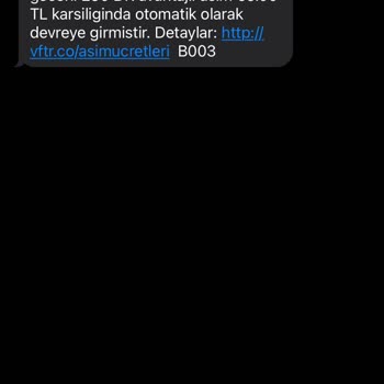 Vodafone İstemeden 65 TL Bindirdi