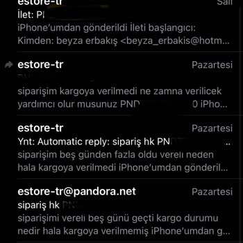 Pandora Mücevher Siparişim Kargolanmadı Ve İletişim Kurulamıyor