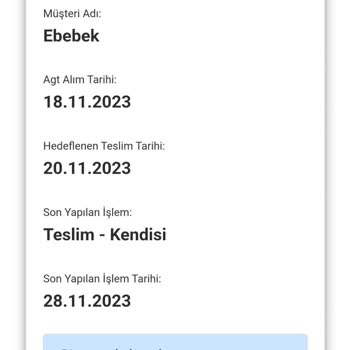 AGT Kurye (aynigunteslim.com) AGT Geç Teslimat