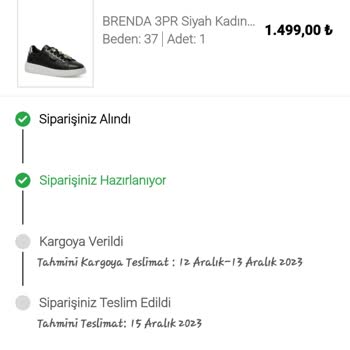 Nine West Ürünleri Göndermede Oyalıyor