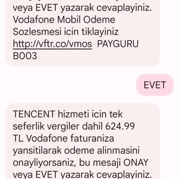 Vodafone Faturama Eklenen Haksız Ücretler