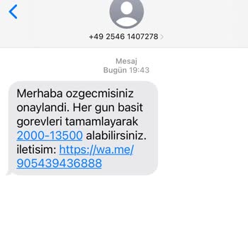 Ucerc.com Alakasız Gelen Bir Mesaj
