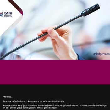 QNB Sigorta Saglık Hizmetlerinin Hastane Yatış Paramı Ödemeyişi