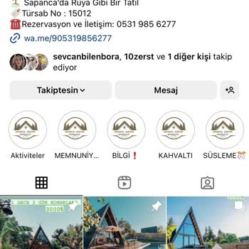 Sapanca Sabuse Bungalov 6300 TL Para Transferini Gerçekleştirdim