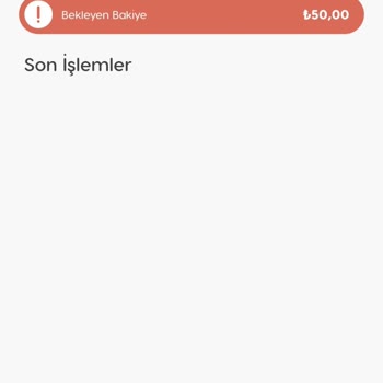 BURULAŞ Bakiye Yüklemesi Beklemede Görünüyor