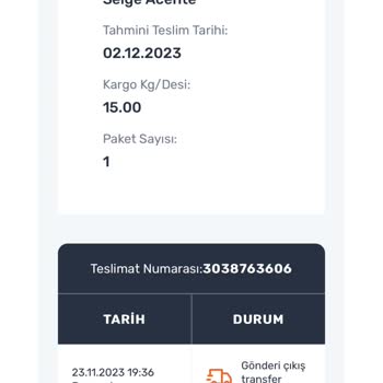 Sürat Kargo Teslim Edilmeyen Kargo