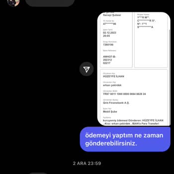 Fıstıkçı Şahap Bey Ödeme Yapılan Ürünün Gönderilmemesi İle İlgili Şikayet