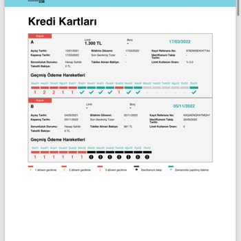 Kredi Kayıt Bürosu Kredi Kartı Kullanmak İstiyorum