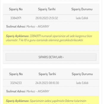 Sefamerve Para İadesi Yapılmadı