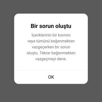 Instagram Beğeni Kaldıramama