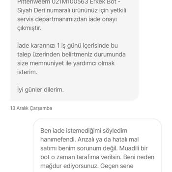 Hepsiburada 1 Sene Sonra Arızalı Ürünün Ücret İadesini Yapmak İstiyor