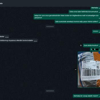 Gerusta Ürünler Kargoyla İade Edildiği Halde Paranın İade Edilmemesi