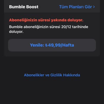Bumble.com Ödeme Alındığı Halde İçeriği Elde Edemiyorum.