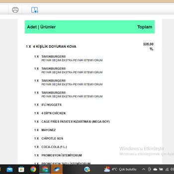 Popeyes Geç Gelmesi, Ürünü Kurye Teslim Etmeden Gitti