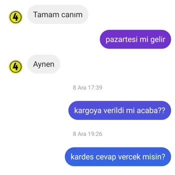 Glory Sports Ürün Teslim Alamama