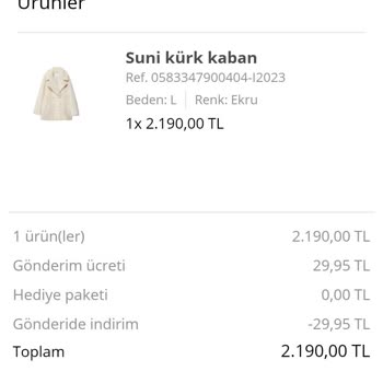 Stradivarius İptal Para İadesi