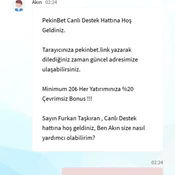 Pekinbet Müşteri Temsilcileri Şikayet