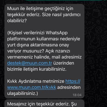Muun Asla Gelmeyen Sipariş