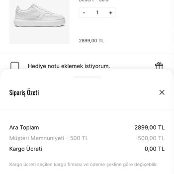 Sneaks Up Siparişim Ürün Stoklarda Olmasına Rağmen İptal Edildi