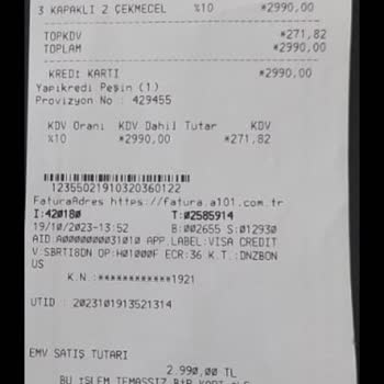 A101 Para İadem Edilmedi 2 Ayı Geçti.