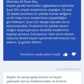 48 Saat Te Arızayı Gideremeyen TurkNet