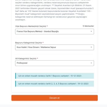 VFS Global Yanlış Randevu Verildi