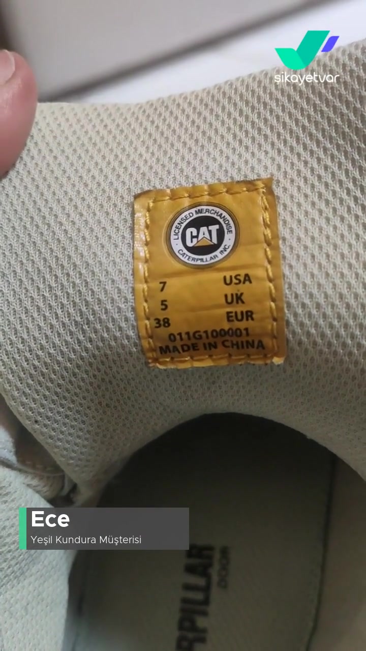 Caterpillar 011G100001 B21C044A Kadın Bot Kalitesizliği! videonun kapak resmi