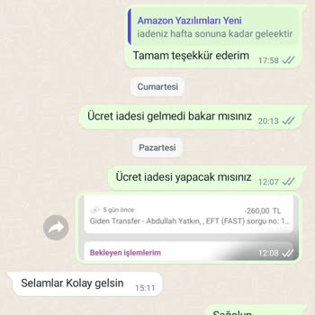 Kiralık Amazon Yazılımları (yeşil Kutulu Marka) İlgisizliği