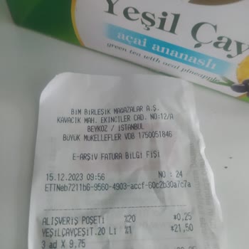 Doğuş Çay Paket İçerisinden Çöp Çıkması